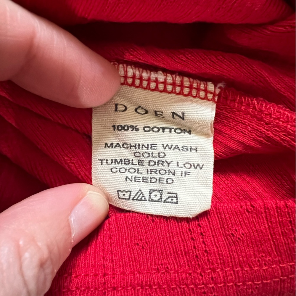 Doen Romy LS Tee - Red - Picture 6 of 6